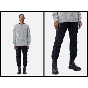 JOHN ELLIOTT Panorama Cargo Pants ~ Black Large L NWT